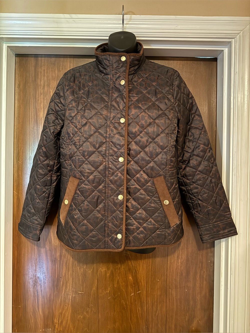 Talbots Brown and Black Jacket - Size MP